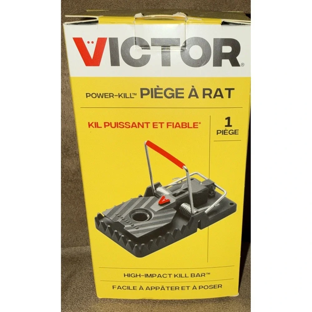 1 PACK - Victor Power-Kill Rat Snap Trap Reusable M144B